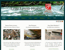 Tablet Screenshot of lesselommefishing.com